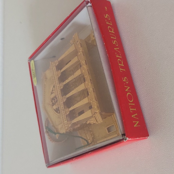 24k Gold Plated Architectural Ornament Vintage Christmas Ornament - Picture 3 of 8